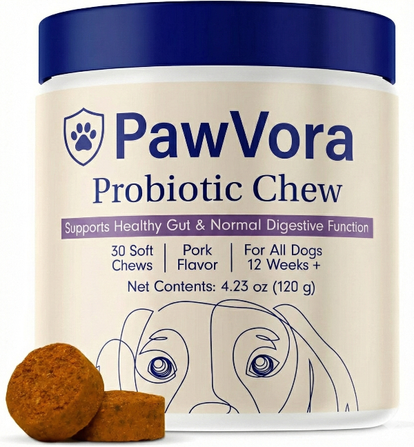 Probiotics for dogs – soft chews for gut & digestive health